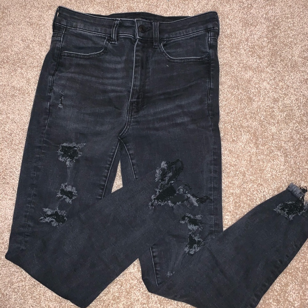 American Eagle Super High Rise Jegging Crop